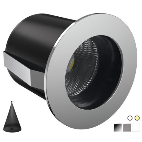 Quick Faretto LED Antiabbagliamento PALLADIO R70 7W 25° 510-550lm IP66 Q25300031BICB-25%