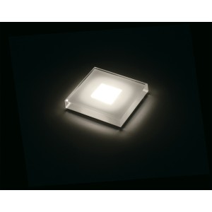 Quick SUGAR HP 3W 10-30V LED Downlight 93-103lm IP65 9mm Glass CO40 Q25300026BIN