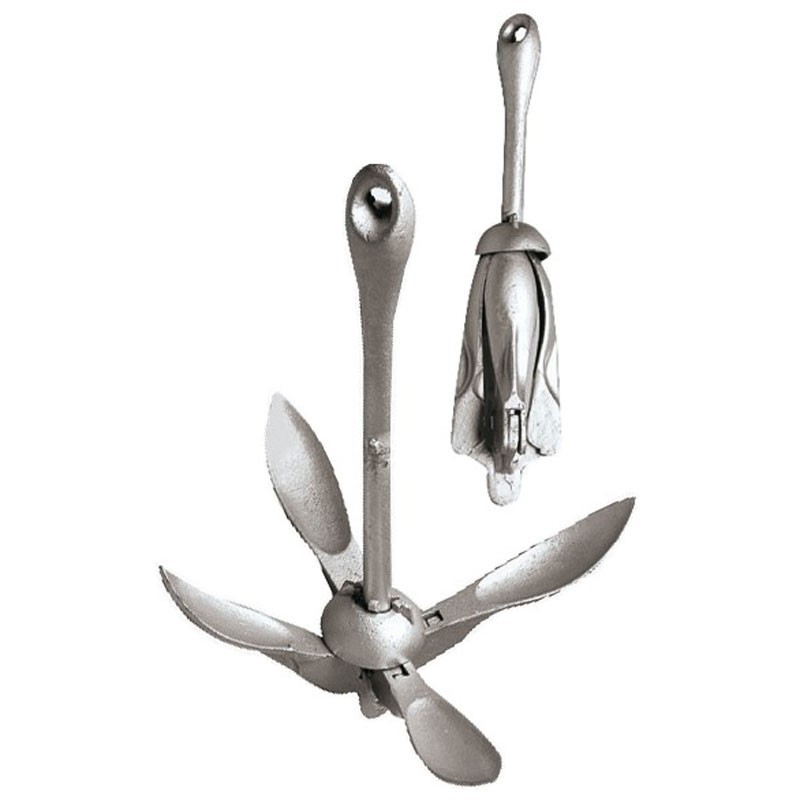Hot Galvanised Steel Grapnel Anchor 6 kg N10701710004