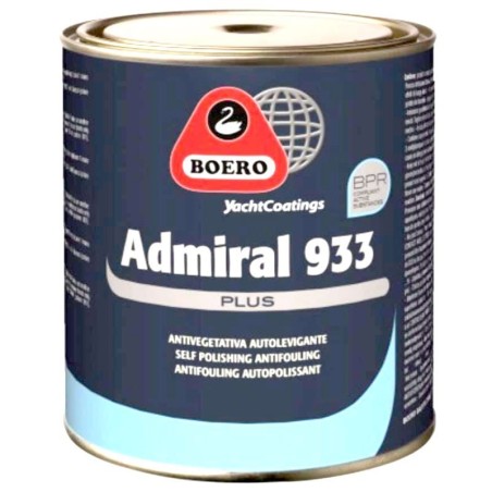Boero Admiral 933 Antivegetativa Autopulente 750ml 171 Rosso 45100113-35%