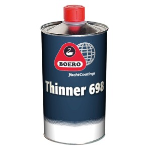 Boero Thinner 698 0.5Lt Medium Thinner for two-component Polyurethanes 45100704