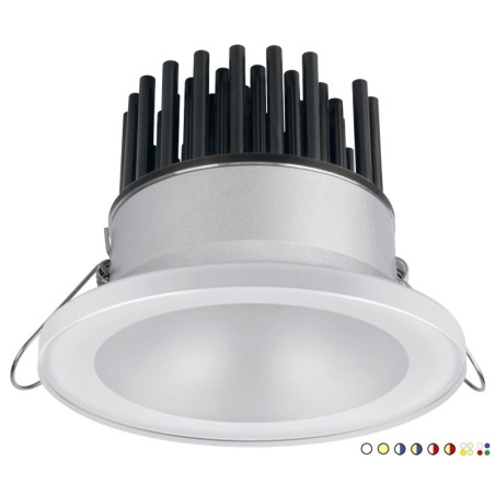 Quick ZEUS HP 12W 10-30V LED Downlight 675-895lm IP40 9.5mm Glass Q25300014BIC