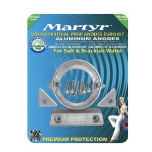 Martyr Set Aluminum Anodes for Volvo Penta 290DP Engines CMPCM290DPEUKITA