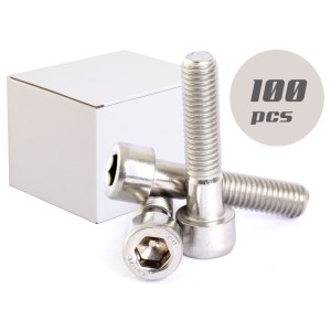 100PZ Viti a testa cilindrica esagono incassato TCEI DIN912 8x45mm Inox A2 N44591007234-0%