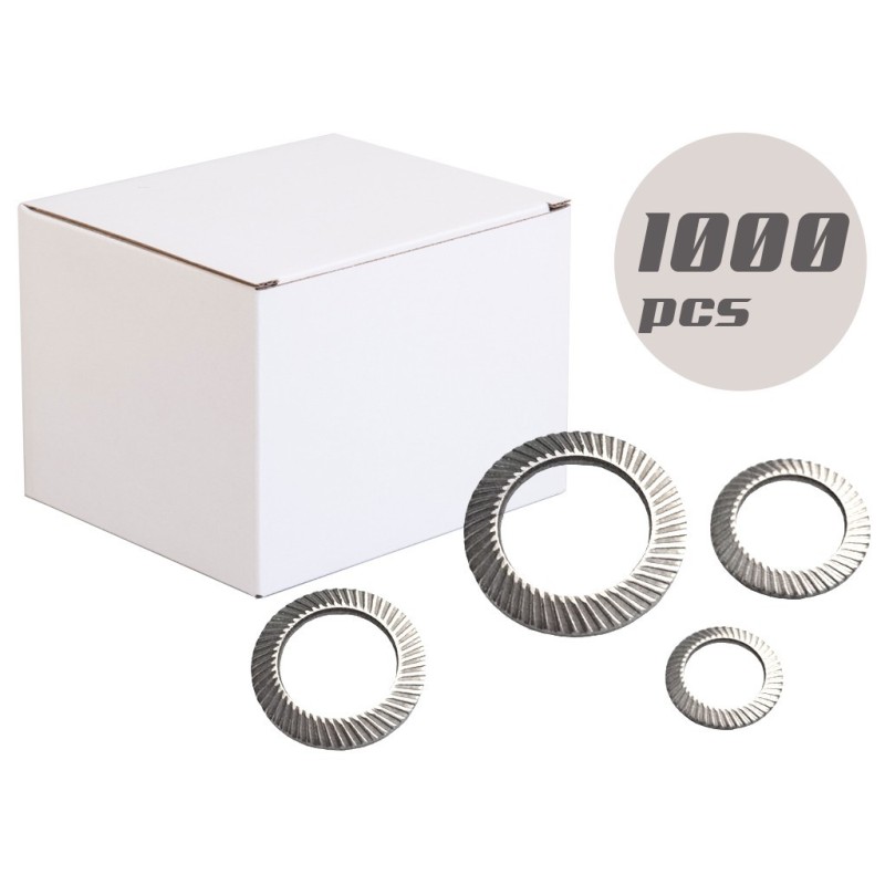 1000pcs DIN9250 M8 A2 Safety washers Type S N44591K08205