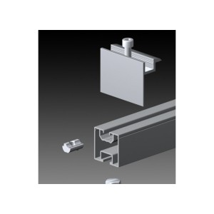 Profilo Solar Alluminio M8 40x40mm per tassello scorrevole N52331500110-0%