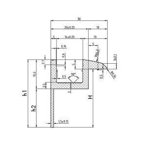 Kit 50pz Megafix Morsetti terminali in Alluminio 35x70mm per fissaggio pannelli N52331500075-0%