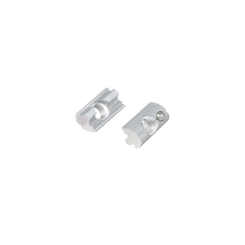 Sliding block M8 Aluminum body and AISI 304/A2 sphere N52331500035