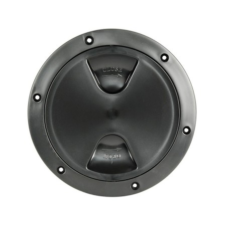 Black Screw-on inspection hatch Ø203mm OS2020720