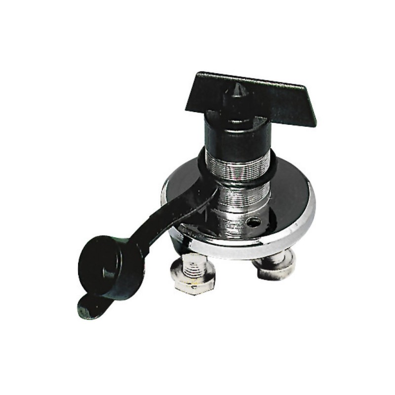 Staccabatteria in policarbonato nero 280A Collo Ø34mm Flangia Ø66mm OS1438602-0%