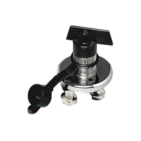 Black polycarbonate Battery Switch 280A Neck Ø34mm Flange Ø66mm OS1438602