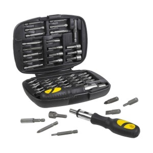 Set inserti e cacciavite 45 pezzi Torx/Phillips/Esagonale e altri KINZO N63044600001