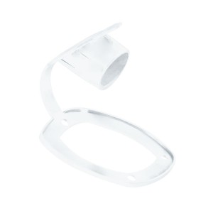 Cap for flush-mount rod holder soft PVC White 110x90mm OS4116803BI