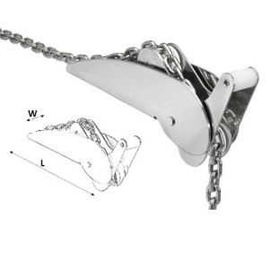 Musone di prua Basculante Whale L.695x90mm MT1140034-20%