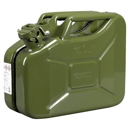 Tanica carburante omologata Militare in metallo verniciato 10lt MT4021010-10%
