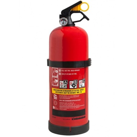 Estintore a Polvere con manometro 2kg Classe di fuoco 13A 89B C N90355903456-15%