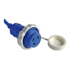 Pre-mounted cap with blue co-pressed cable 15m 16A 3x2.5mm2 OS1433455
