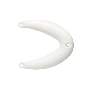 Paraprua in PVC bianco 35x33cm con tre fori N12002804175BI-10%