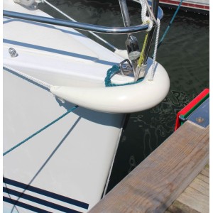 Rugged PVC Blue Angular Bow Buoy 35/26xh33/23cm with three holes MT3800303