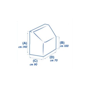 Telo Copriconsolle Impermeabile L 140/100x90x70cm N90214044055-15%