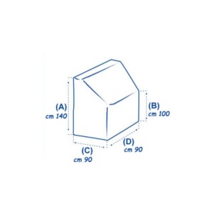 Telo Copriconsolle Impermeabile XL 140/100x90x90cm N90214044056-15%
