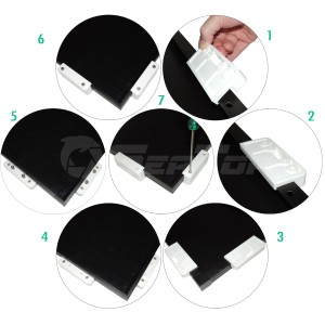 SeaTop ABS mounting brackets kit for solar panels with frames N52331550201