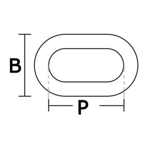 Catena calibrata zincata Alta Resistenza Grado 70 10mm 100m OS0137010-100-28%