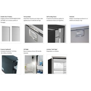 Vitrifrigo C115iX OCX2 Frigo-freezer Inox 115lt 12/24V Unità Interna No piastra VT16006357IX-25%