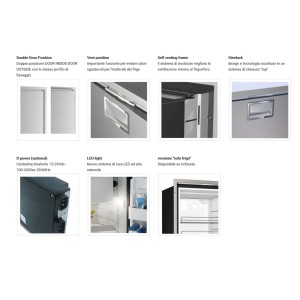 Vitrifrigo C75LAX OCX2 Refrigerator-Freezer 75lt 12/24V Outer unit with plate VT16006354LAX