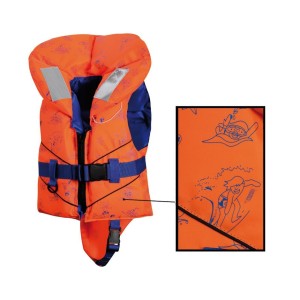 SV-100 Life Jacket for children up to 15kg 100N Orange OS2248345