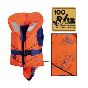 SV-100 Life Jacket for children up to 15kg 100N Orange OS2248345