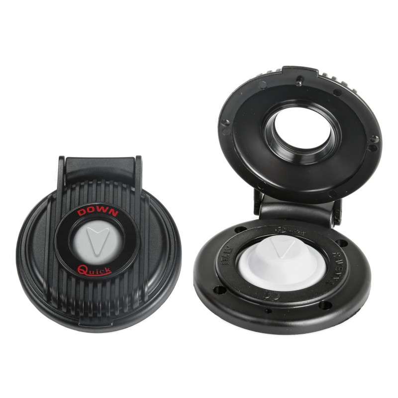 Quick Pulsante down a piede 900D Pulsante Grigio Protezione Nera Q900DB-25%