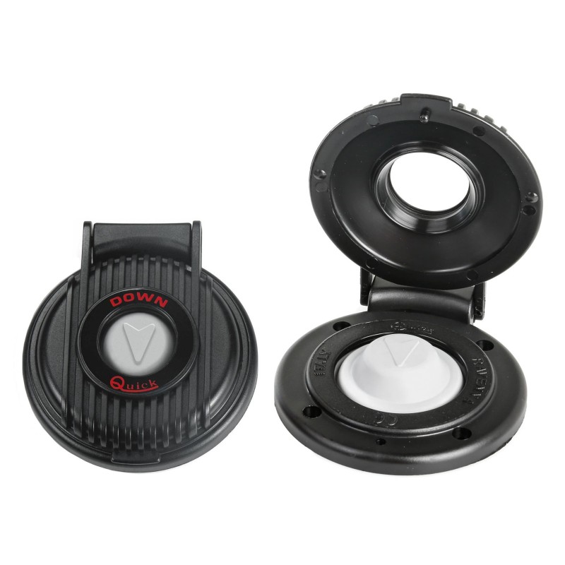 Quick down footswitch 900D Grey Push button Black Cover Q900DB