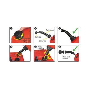 Portable Heavy Duty tank with improved nozzle 5L 260x240mm OS1836005