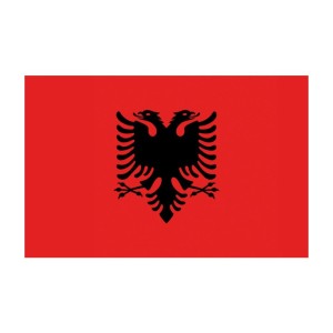 Flag Albania 30x45cm OS3547402