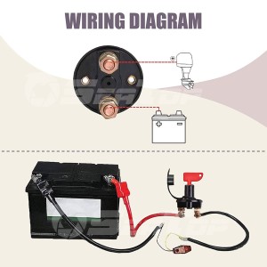 SeaTop Marine battery switch 12-24V 100A with 2 keys for Boat Auto Camper Van N50620701129