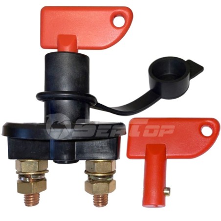 SeaTop Staccabatterie Marino 12-24V 100A con 2 chiavi per Barche Auto Camper N50620701129-0%