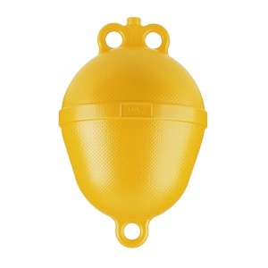 Yellow Pear-shaped mooring buoy 250xh390mm Buoyancy 10kg MT3820725