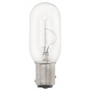 Lampadina cilindrica a filamento verticale Bipolare 24V 10W BaY15d N50227502242-5%