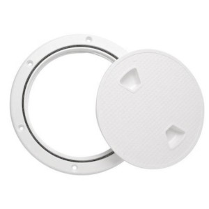 Tappo Ispezione SEAPORT in ABS bianco Ø143/101mm Taglio 113mm MT4000083-10%