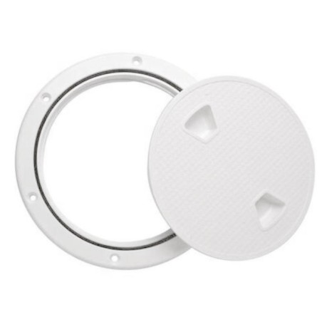 Tappo Ispezione SEAPORT in ABS bianco Ø250/180mm Taglio 197mm MT4000085-10%