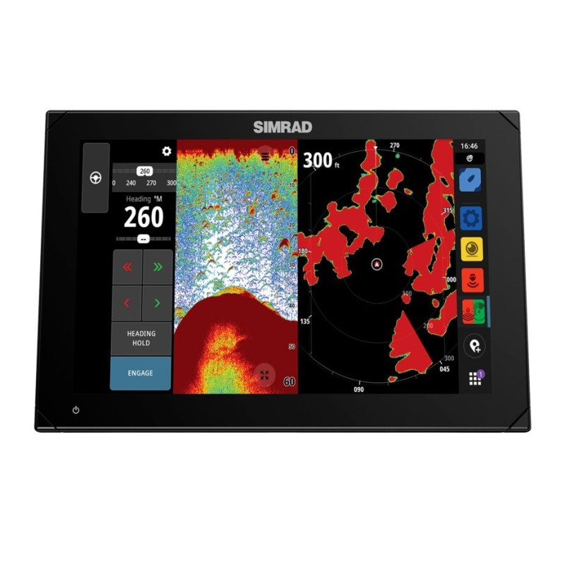 Simrad NSX 3012 NO HDI XDCR ROW Chartplotter 000-15223-001 No Trasducer 62600125