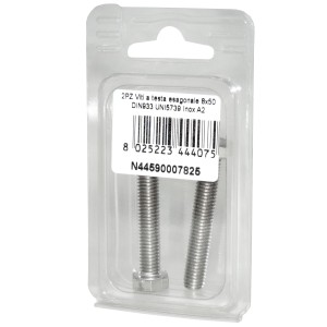 DIN993 St. Steel A2 Flat Hex Head Screws 8x50mm 2pcs N44590007825