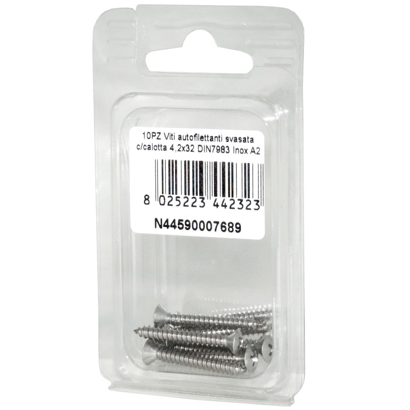 DIN 7983 Self-tapping Countersunk head cap screws 4,2x32mm 10pcs N44590007689