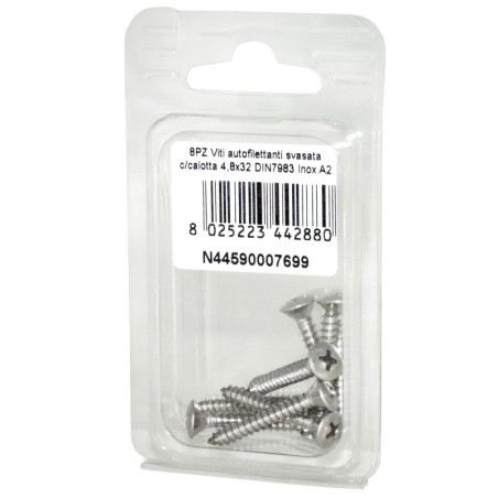 DIN 7983 Self-tapping Countersunk head cap screws 4.8x32mm 8pcs N44590007699