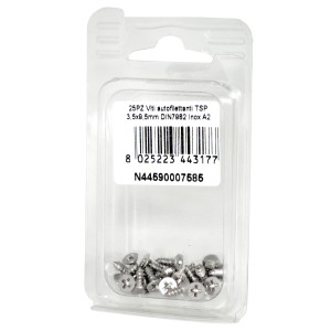 A2 DIN7982 Stainless steel flat self-tapping countersunk screws 3.5x9.5mm 25pcs N44590007585