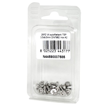 A2 DIN7982 Stainless steel flat self-tapping countersunk screws 3.5x9.5mm 25pcs N44590007585