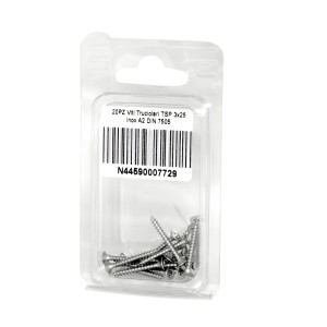 DIN 7505 A2 Stainless Steel Chipboard screws 3x25mm 20pcs N44590007729