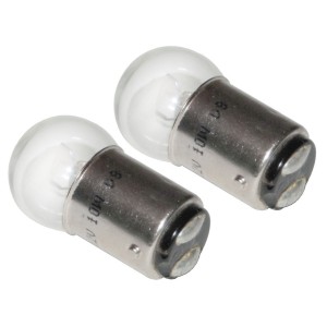 Set 2 Lampadine bipolare 24V 5W BA15D con sfera piccola a poli paralleli N27590002288-40%