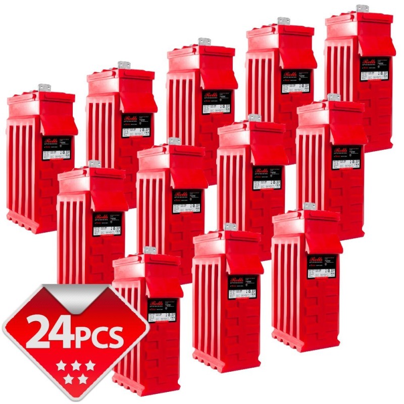 5000 Rolls SERIES 48V 127.44 kWh Rolls 2OS33P Batteries Bank 200ROLLS2OS33P